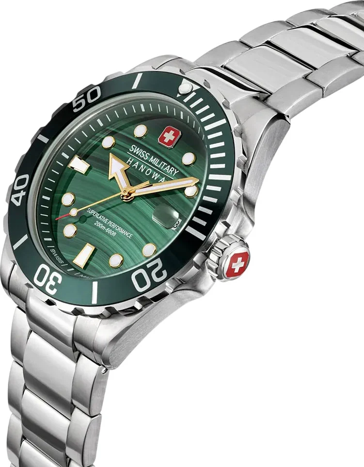 Дайверские лимитированные часы от Swiss Military Hanowa.