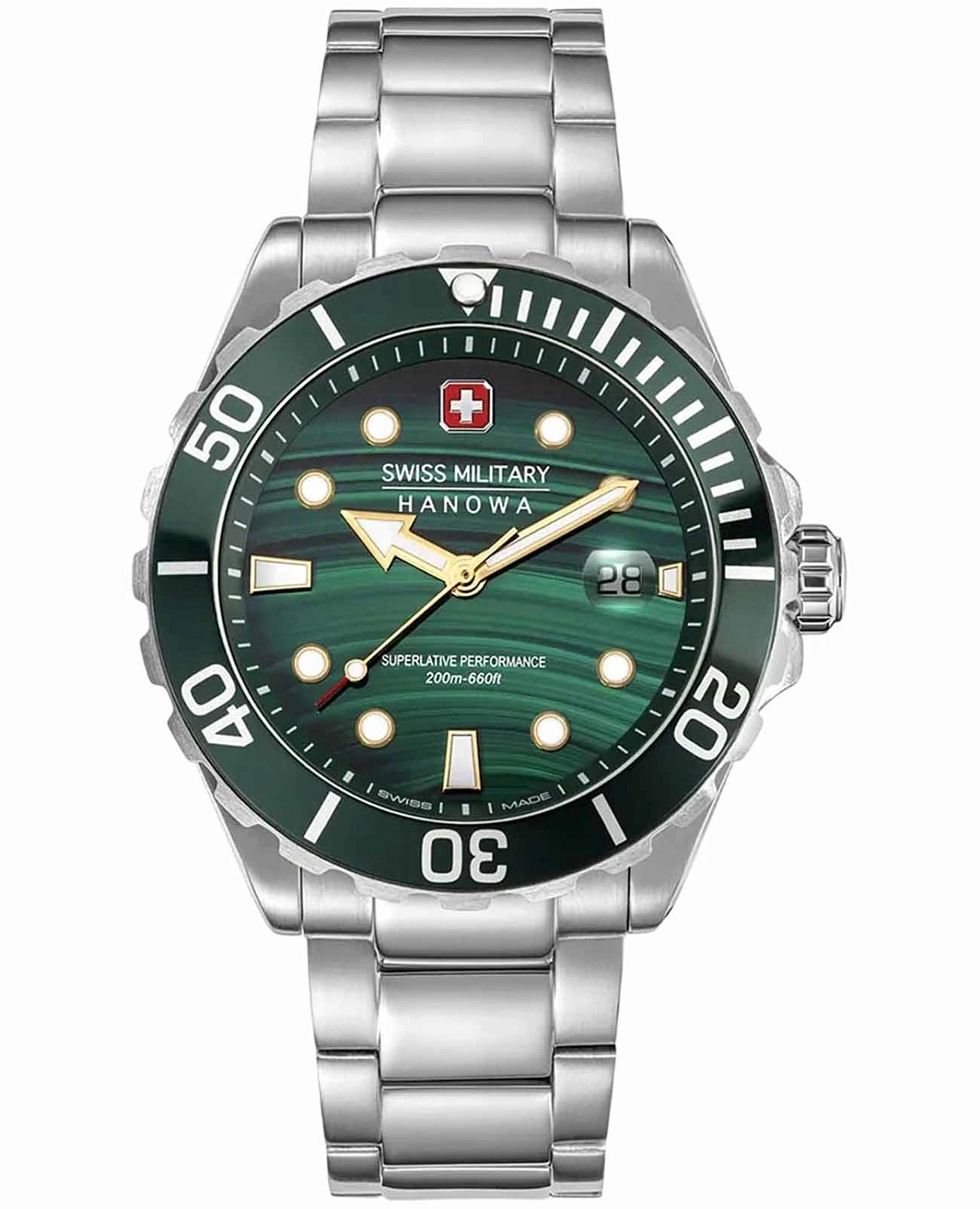 Дайверские лимитированные часы от Swiss Military Hanowa.