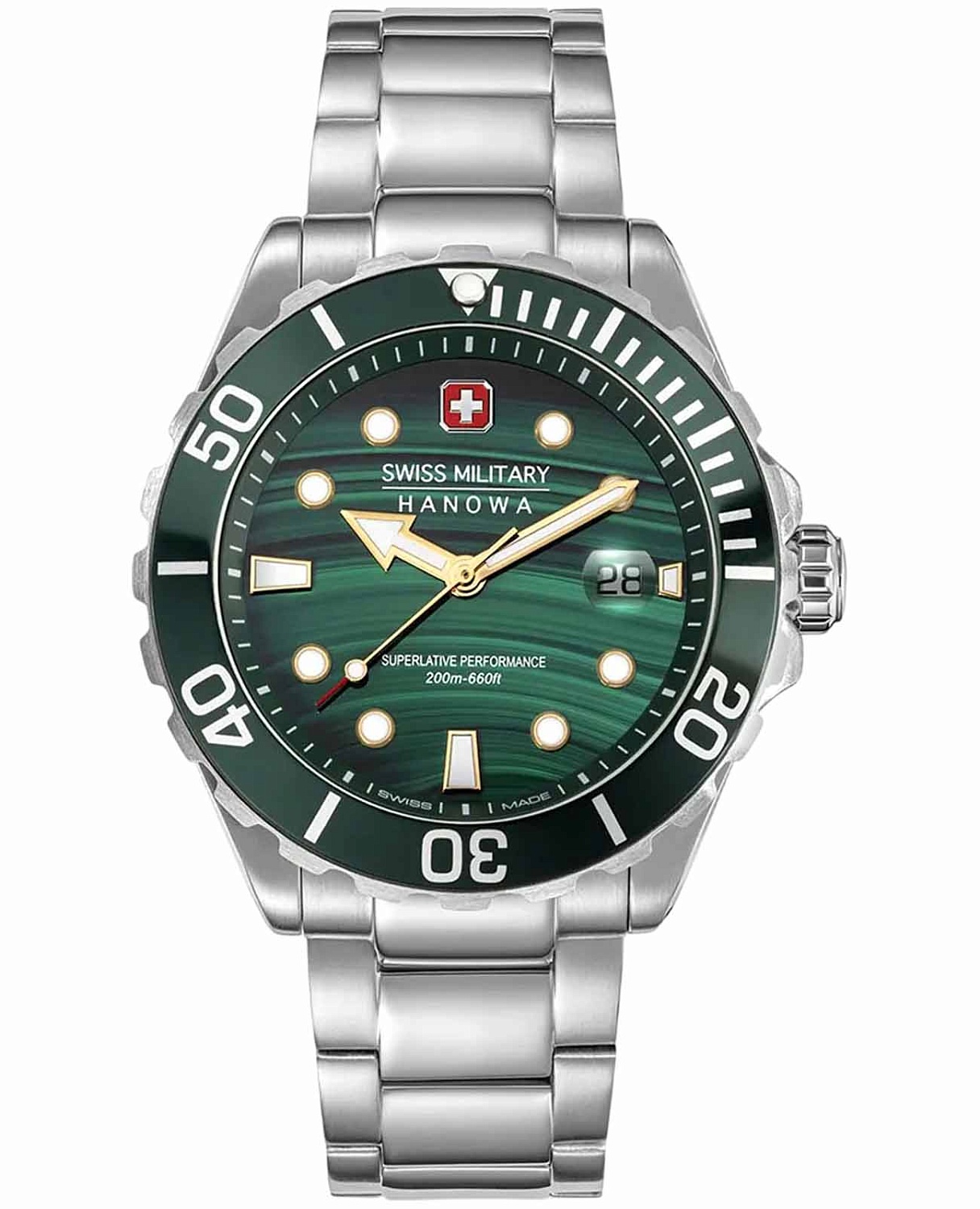 Дайверские лимитированные часы от Swiss Military Hanowa.